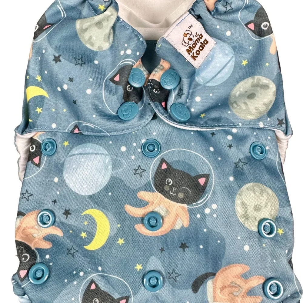 Space Animals Kids Diaper Covers - Lot of 4